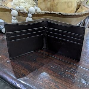 J.Crew Men's Brown Leather Wallet